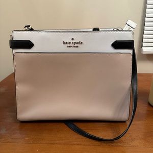 Kate Spade Staci Cameron Large Satchel Warm Beige Multi
Colorblock Crossbody